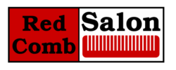 Red Comb Salon Logo